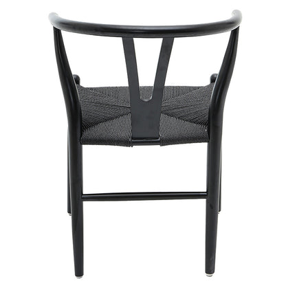 Chair Sandra pakoworld wood-rope black