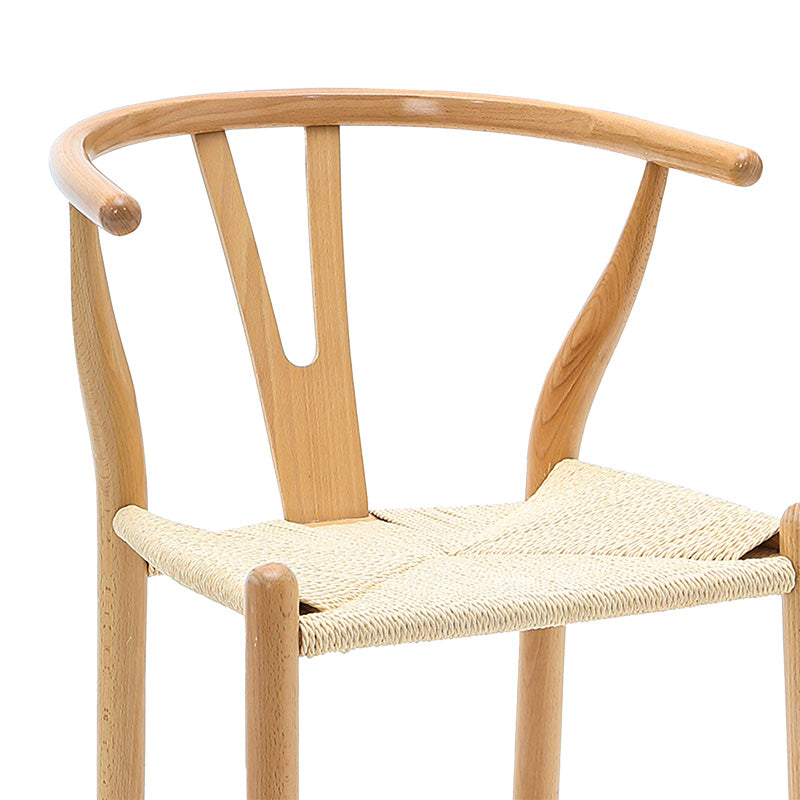 Bar stool Sandra pakoworld wood-rope natural