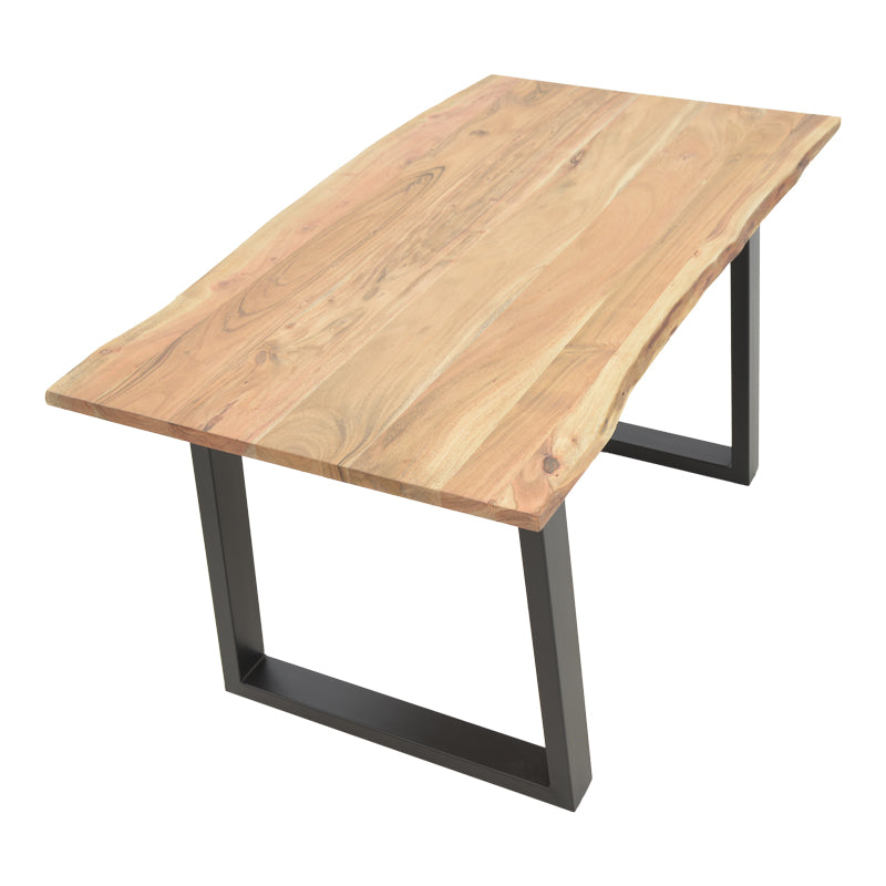 Avron pakoworld natural solid acacia wood table 140x80x76cm