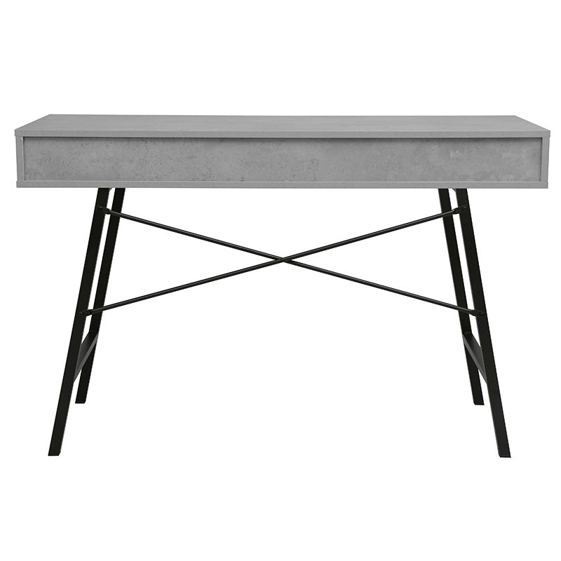 Work table Yamin pakoworld grey cement-black 120x48x76cm