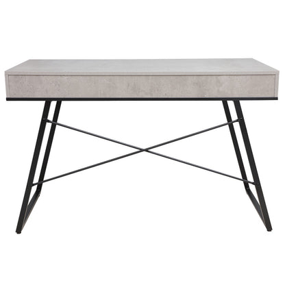 Work desk Flex pakoworld gray cement-black 120x60x76cm