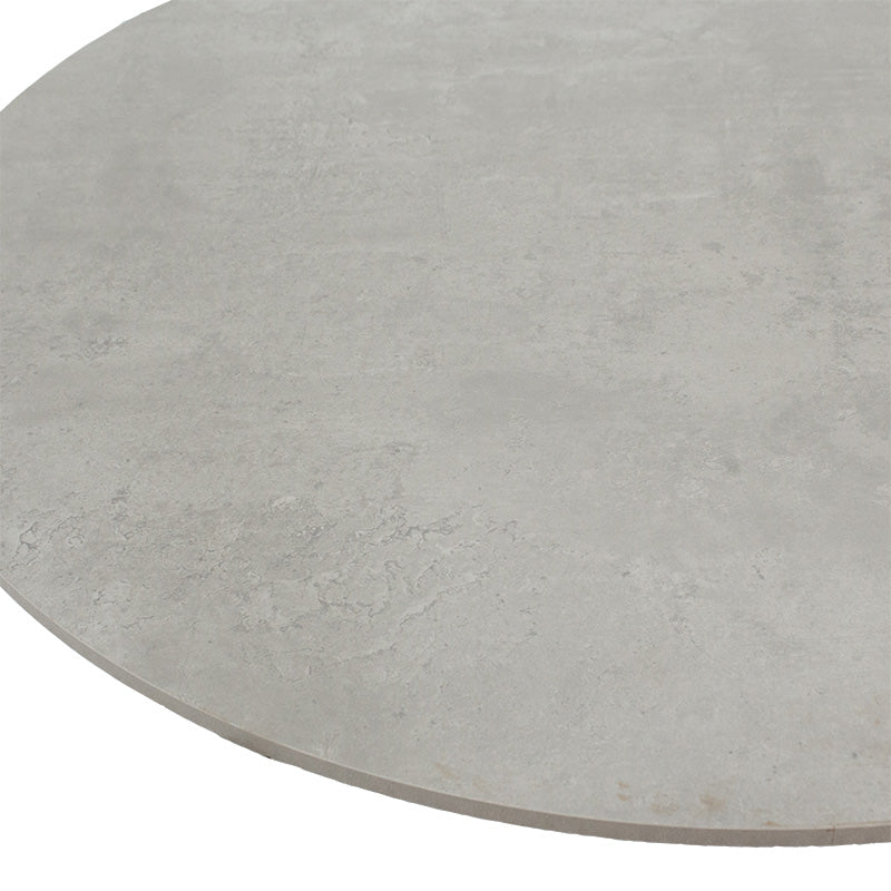 Table Gianno pakoworld grey cement-black leg D120x76cm