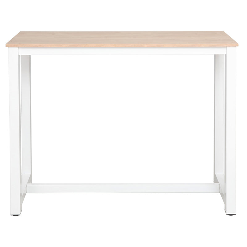 Set table bar Marle natural-white leg 120x40x100cm