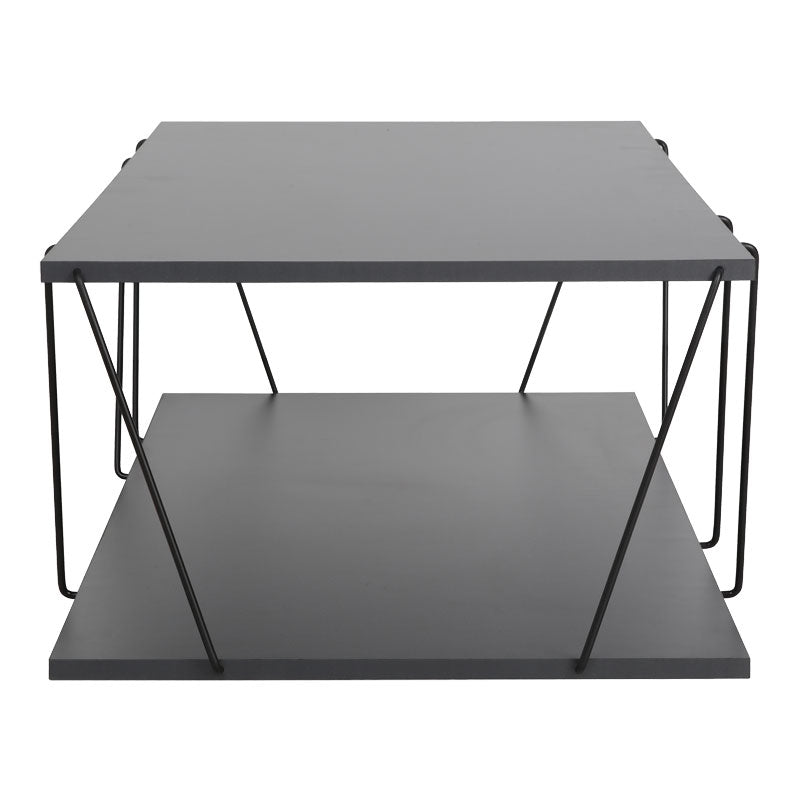 Coffee table Tars pakoworld dark grey-black 120x50x30cm