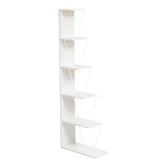 Bookcase mini Tars pakoworld white 50x22x150cm