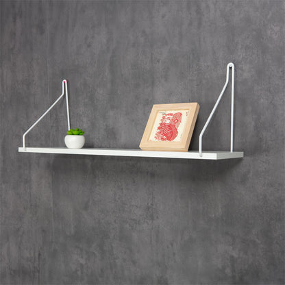 Wall shelf Tars pakoworld white 72x20x27cm