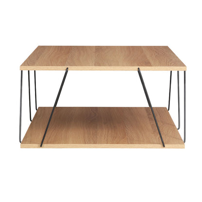 Coffee table Tars pakoworld sonoma-black 90x60x30,5cm