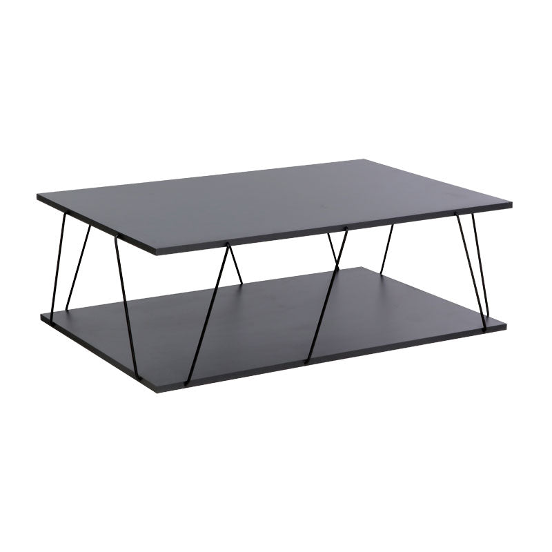 Coffee table Tars pakoworld dark grey-black 90x60x30,5cm