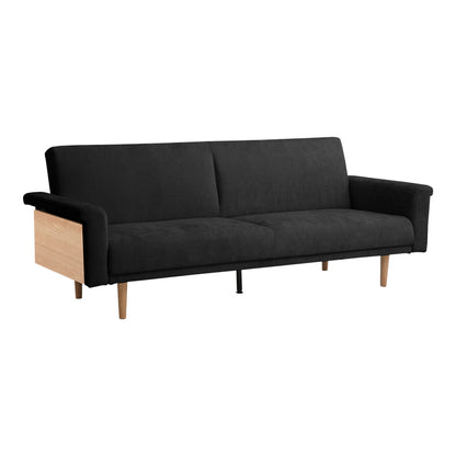 Sofa-bed Flexo anthracite fabric 220x84.5x82cm