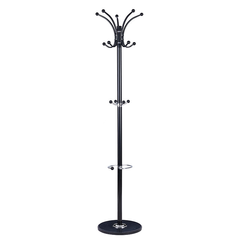 Coat Stand Nicolo pakoworld metal black D37x175cm