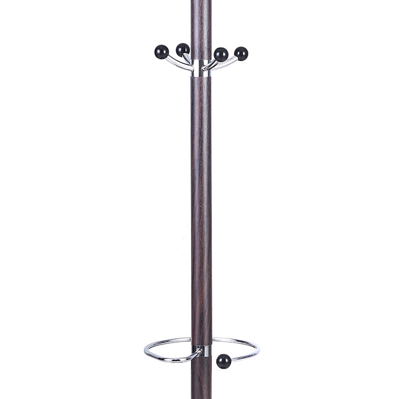 Coat Stand Nicolo pakoworld metal walnut D37x175cm