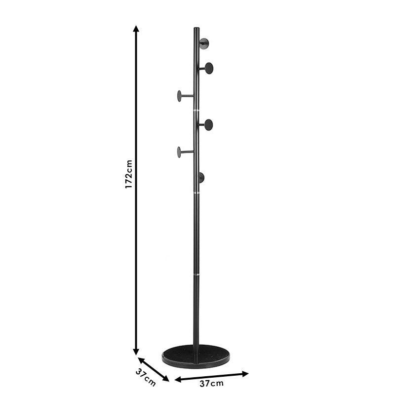 Coat Stand Adriana pakoworld metal black D37x172cm