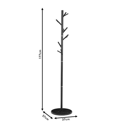 Coat Stand Marietta pakoworld metal black D37x177cm