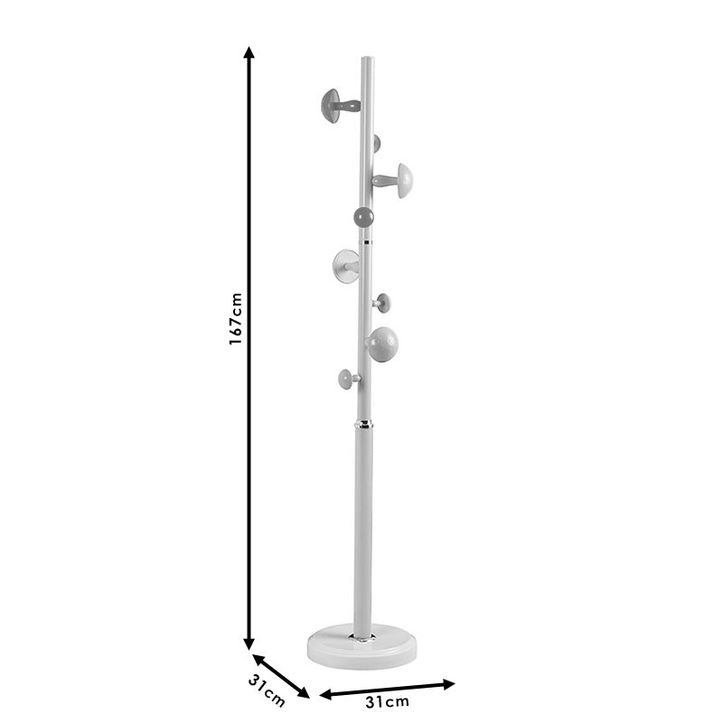 Coat Stand Violetta pakoworld metal pink D31x167cm