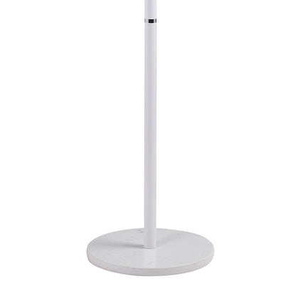 Coat Stand Marianna pakoworld metal white-natural D37x169cm