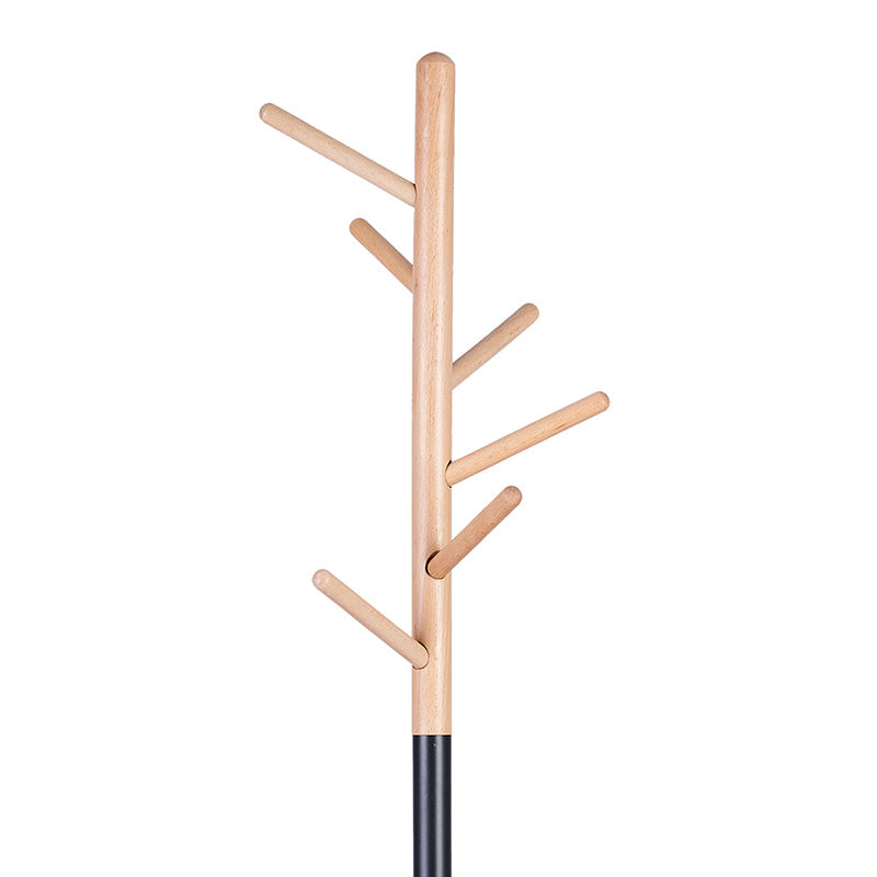 Coat Stand Marianna pakoworld metal black-natural D37x169cm