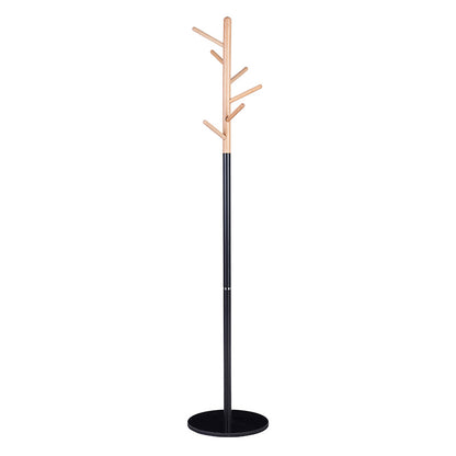 Coat Stand Marianna pakoworld metal black-natural D37x169cm