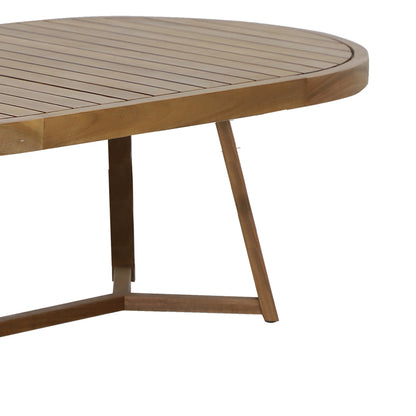 Stellan pakoworld solid eucalyptus wood table 220x130x75cm