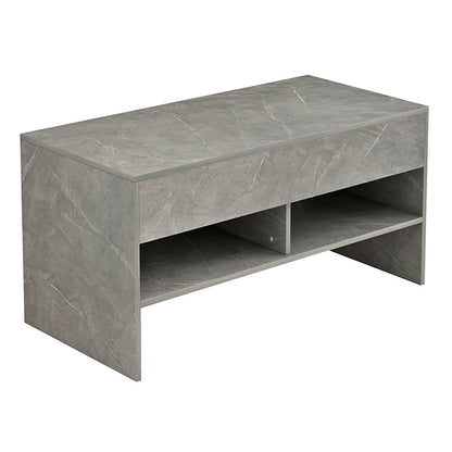 Coffee table Law pakoworld grey marble 100x48x50cm