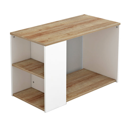 Coffee table Hattie pakoworld natural-white 80x40x50cm