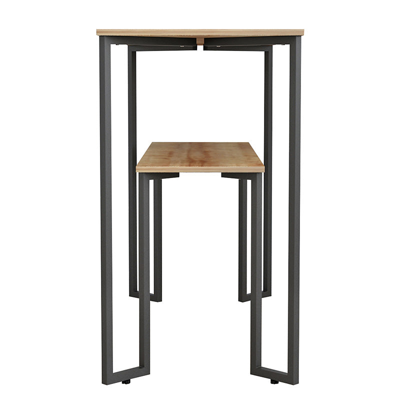 Console Homer pakoworld natural-black 110x48x85cm