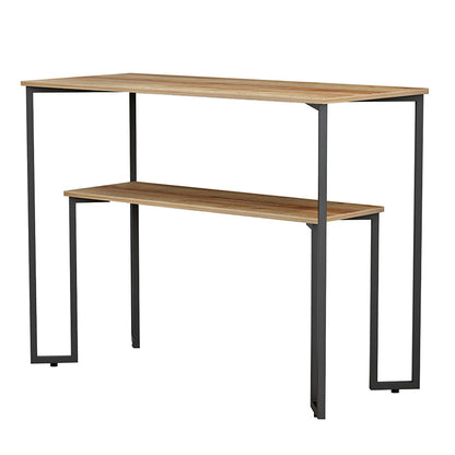 Console Homer pakoworld natural-black 110x48x85cm