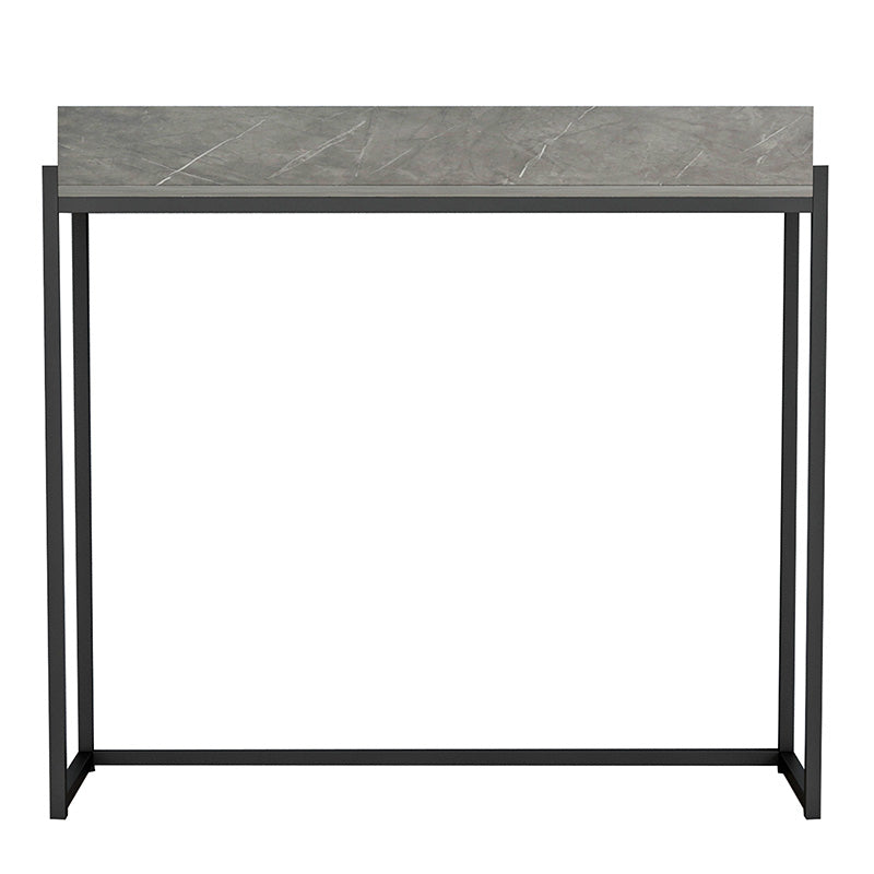 Console Mentez pakoworld in grey marble-black 100x30x90cm