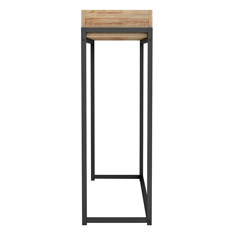 Console Mentez pakoworld in natural-black 100x30x90cm