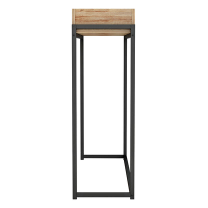 Console Mentez pakoworld in natural-black 100x30x90cm