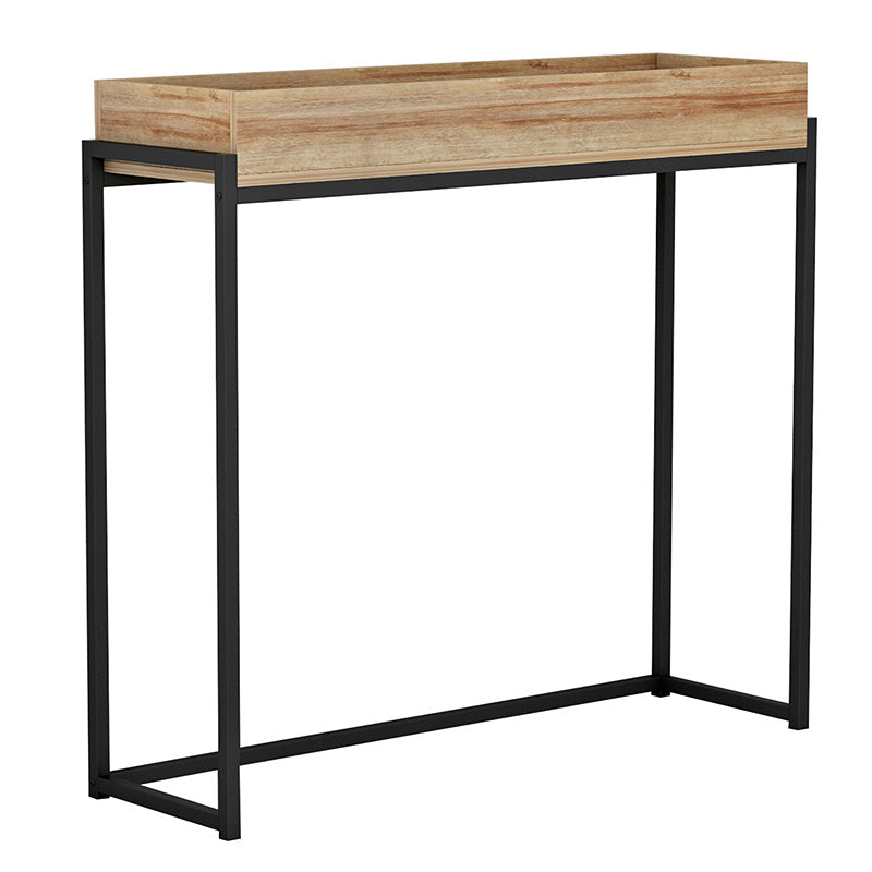 Console Mentez pakoworld in natural-black 100x30x90cm