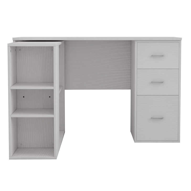 Polina pakoworld corner desk detachable color white 120x100x75cm