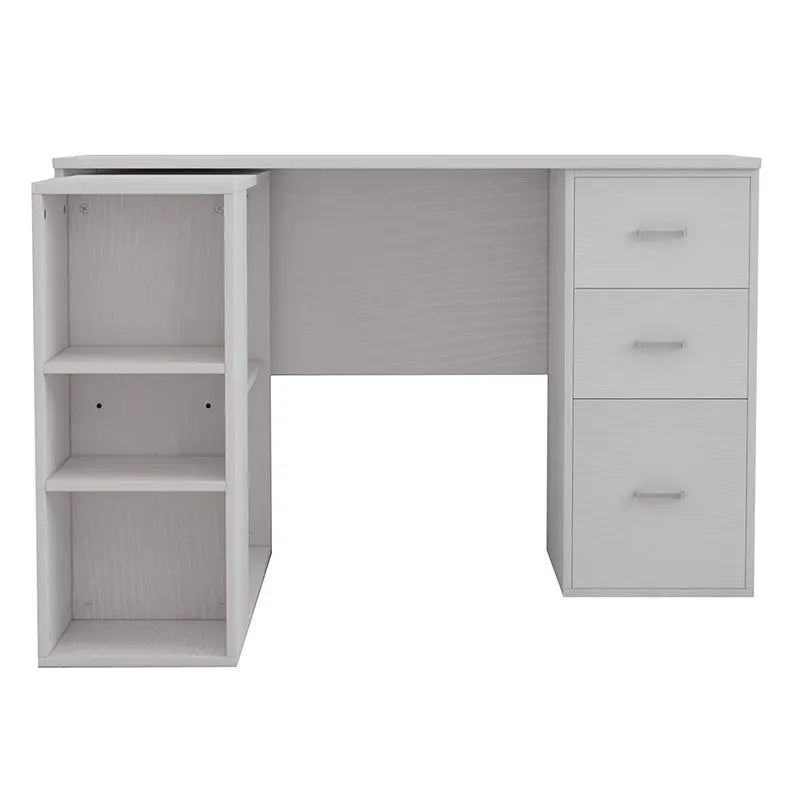 Polina pakoworld corner desk color white 120x100x75cm
