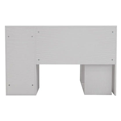 Polina pakoworld corner desk color white 120x100x75cm