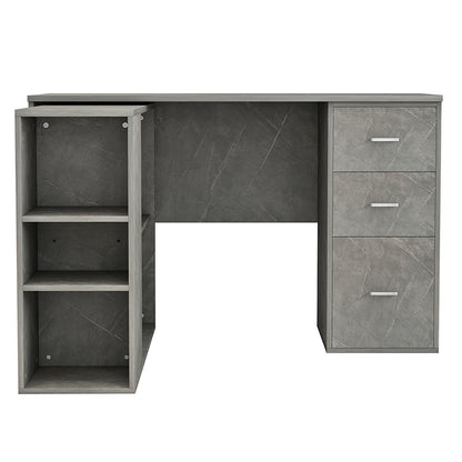 Polina pakoworld corner desk color grey marble120x100x75cm