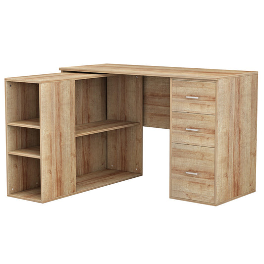 Polina pakoworld corner desk color natural 120x100x75cm