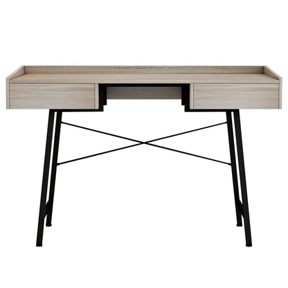 Navona pakoworld desk color sonoma-black 123x55x84cm