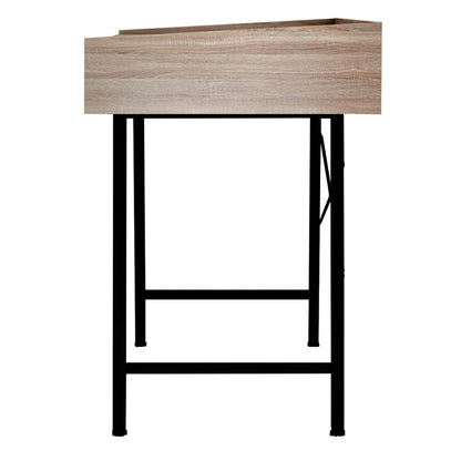 Navona pakoworld desk color sonoma-black 123x55x84cm