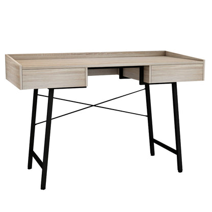 Navona pakoworld desk color sonoma-black 123x55x84cm