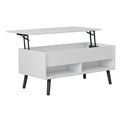 Skyfi pakoworld polymorphic white-black coffee table 100x60x45cm