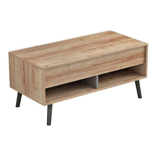 Skyfi pakoworld polymorphic coffee table natural-dark grey 100x60x45cm