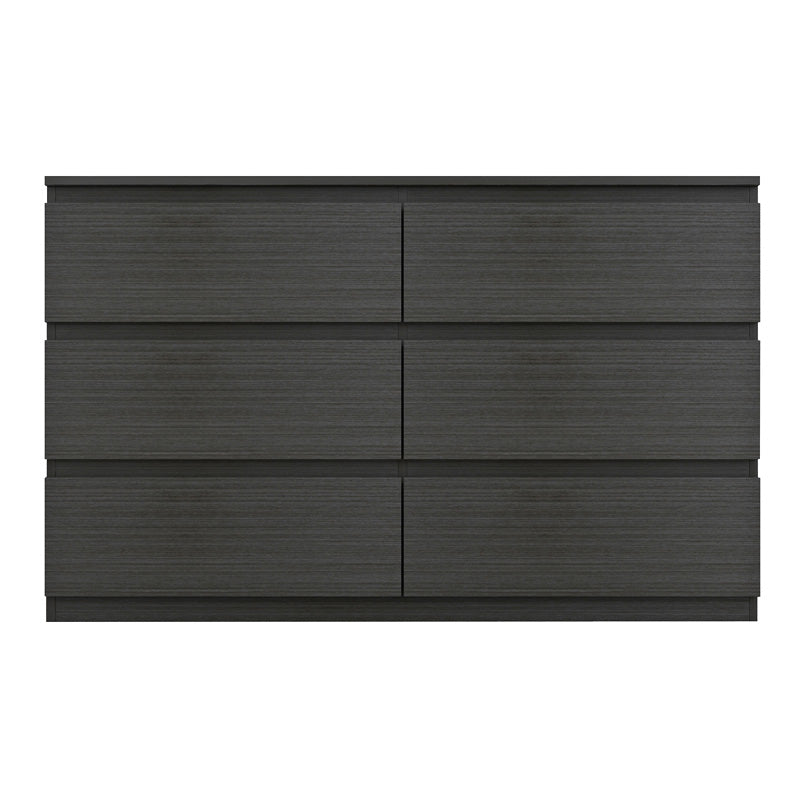 Chest of drawers Cindy pakoworld 6 drawers wenge 120x40x75cm