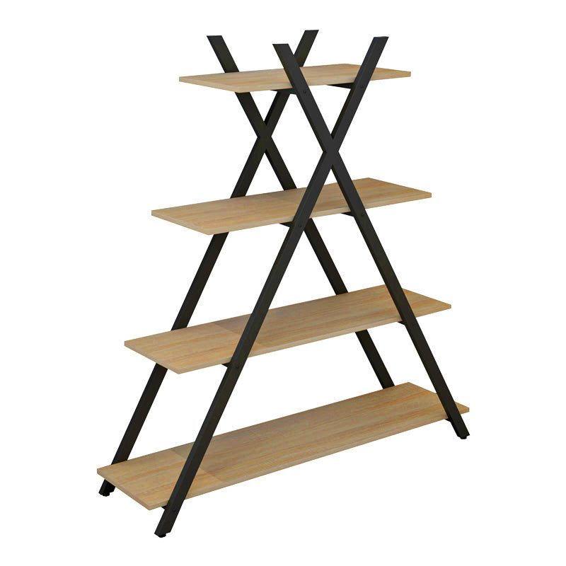 Bookcase Tree pakoworld black-natural 120x33x135cm