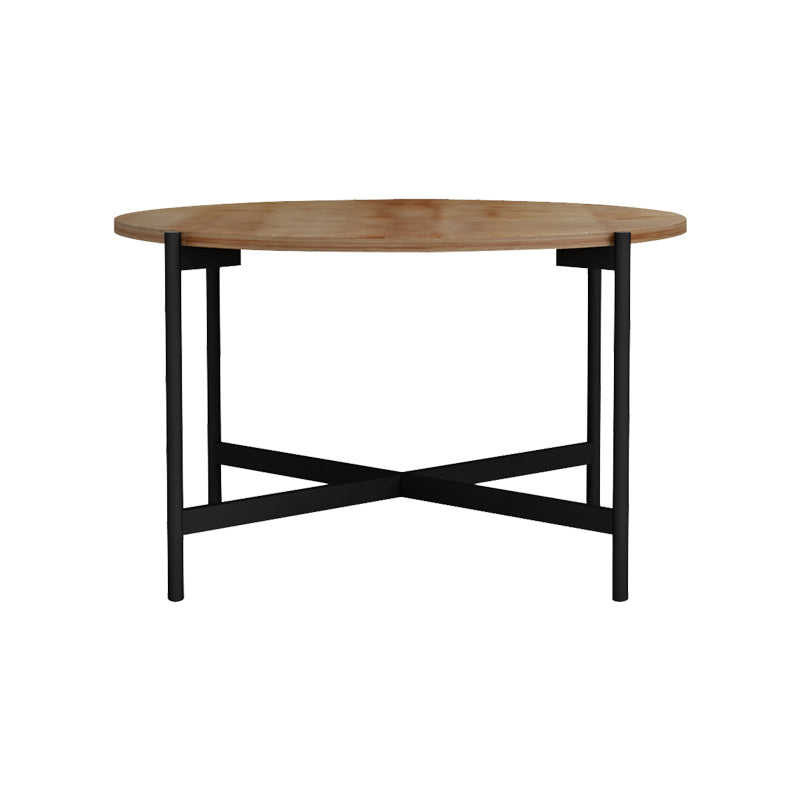 Coffee table Aisle pakoworld melamine natural-black D80x45cm