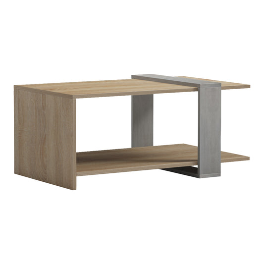 Coffee table Masasi pakoworld in sonoma-grey cement color 80x50x35cm