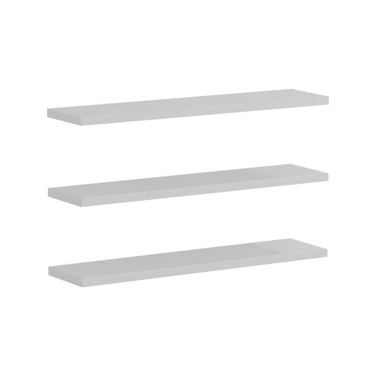 Divar pakoworld wall shelf in white color 60x14.5x1.8cm