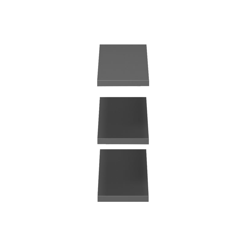 Divar wall shelf in dark grey color 60x14.5x1.8cm