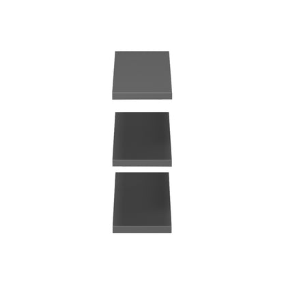 Divar wall shelf in dark grey color 60x14.5x1.8cm