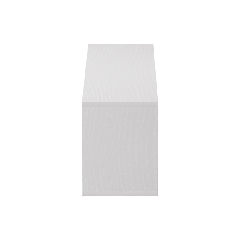 Wall shelf Mikoro pakoworld in white color 90x22x25.6cm