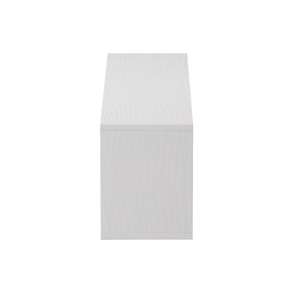 Wall shelf Mikoro pakoworld in white color 90x22x25.6cm