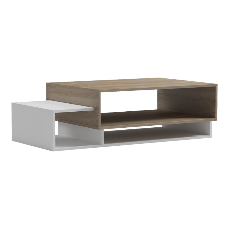 Dekost coffee table in sonoma-white shade 105x50x35cm